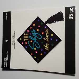 Graduation cap stickers